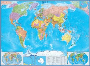 Карта Мир политическая