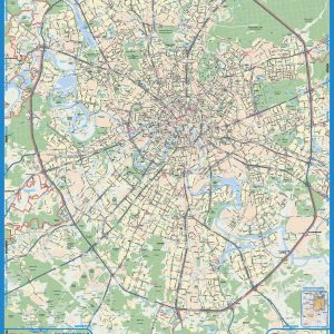 Автомобильная карта Москвы