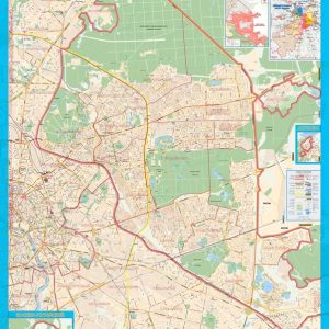 Карта Восточного административного округа Москвы