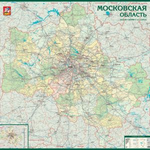 Административная карта Московской Области