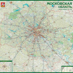 Автомобильная карта Московской Области