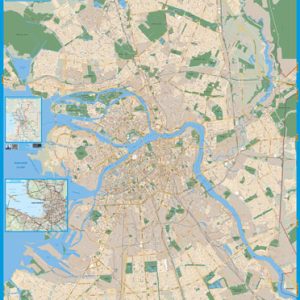 Карта Санкт-Петербурга с каждым домом