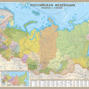 Политико-административная карта России
