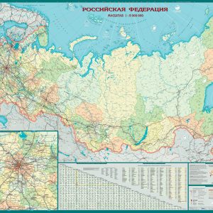 Политико-административная карта Российской Федерации