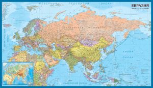 Карта Евразии