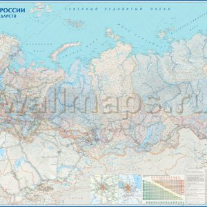 Карта путей сообщения России и сопредельных государств