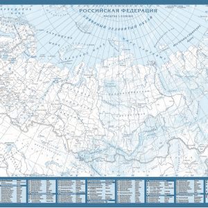 Контурная карта России