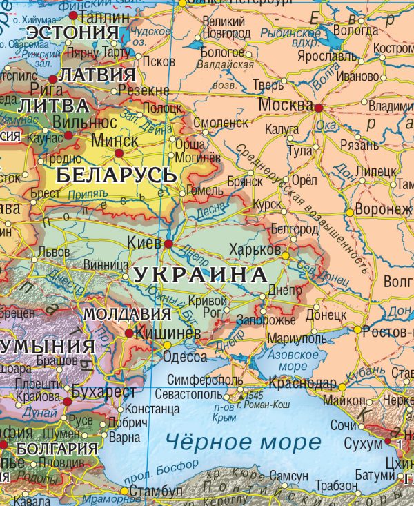 Карта Мира (политическая)