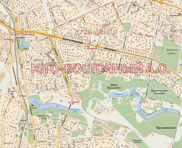 Карта Москвы с каждым домом. Год издания 2025