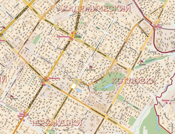 Карта Москвы с каждым домом. Год издания 2025