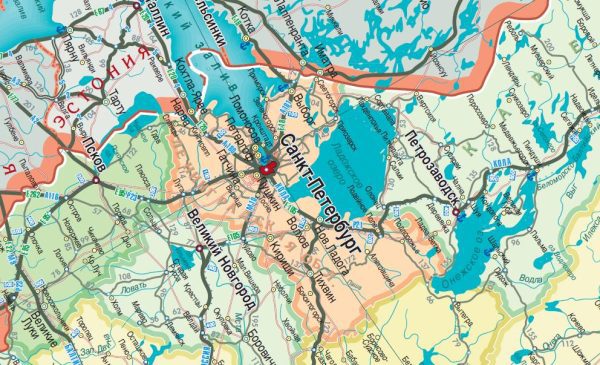 Политико-административная карта Российской Федерации